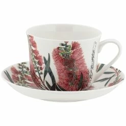 Top 10 🌟 Maxwell and Williams Royal Botanic Gardens Australian Botanics Breakfast Cup & Saucer 450ML Bottlebrush Gift Boxed ✨