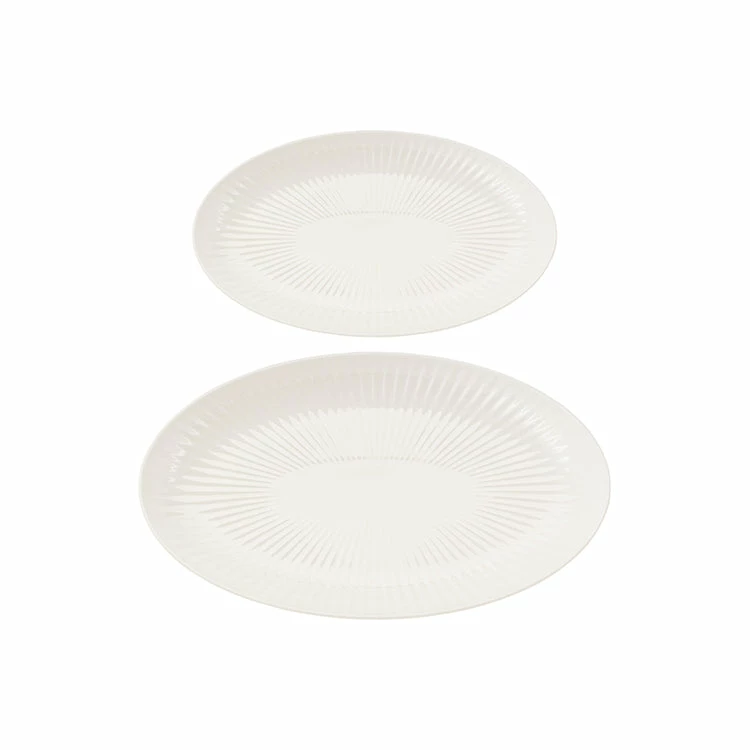 New 🌟 Maxwell and Williams Radiance Serving Platter Set of 2 White Gift Boxed 👍 1 New 🌟 Maxwell and Williams Radiance Serving Platter Set of 2 White Gift Boxed 👍