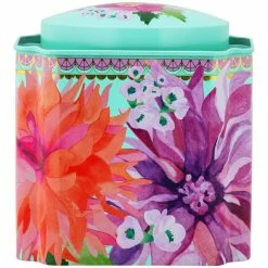 Outlet 🛒 Maxwell and Williams Teas and Cs Dahlia Daze Tea Tin Dahlia Pink 500ML 👏