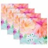 Hot Sale ✨ Maxwell and Williams Teas and Cs Dahlia Daze Cotton Napkin Set of 4 45x45cm Sky 🌟
