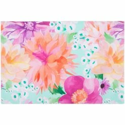 Budget ⭐ Maxwell and Williams Teas and Cs Dahlia Daze Cotton Placemat 45x30cm Sky 💯