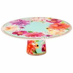 Deals 💯 Maxwell and Williams Teas and Cs Dahlia Daze Footed Cake Stand 28cm Sky Gift Boxed 🛒