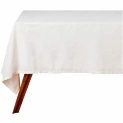 Flash Sale ❤️ Maxwell and Williams Cotton Classics Rectangular Tablecloth 300x150cm Snow ❤️