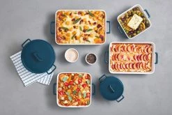 Brand new 🎉 Maxwell and Williams Epicurious Rectangular Baker 32x22.5x7cm - Teal 🌟 -Cheap Maxwell Store Maxwell Williams Epicurious Teal Bakeware 3 1024x1024