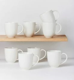 Deals ❤️ Maxwell and Williams Radiance Mug 400ml Set of 8 White Gift Boxed 🌟 -Cheap Maxwell Store Maxwell Williams Radiance Mugs DB 1024x1024