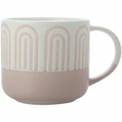 New 🛒 Maxwell and Williams Arches Mug 400ml Pink 🔔