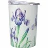 Coupon 🥰 Maxwell and Williams Katherine Castle Floriade Double Wall Insulated Cup 360ml Irises 🎉