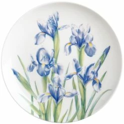 Outlet 👏 Maxwell and Williams Katherine Castle Floriade Plate 20cm Irises Gift Boxed ✔️