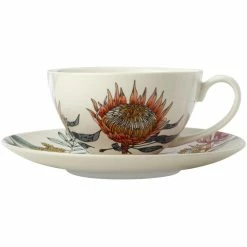 Discount 😀 Maxwell and Williams Waratah Coupe Breakfast Cup & Saucer 400ml 💯