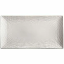 Deals 🤩 Maxwell and Williams White Basics Diamonds Rectangular Platter 35cm x 19cm 🛒