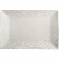 Flash Sale 🛒 Maxwell and Williams White Basics Diamonds Rectangular Platter 36cm x 25cm 🌟