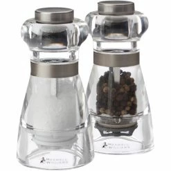 Best Sale 🌟 Maxwell and Williams Dynasty Acrylic Salt And Pepper Mill Set - 11cm 👍