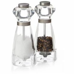 Promo ✨ Maxwell and Williams Dynasty Acrylic Salt And Pepper Mill Set - 16cm 🤩