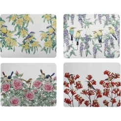 Budget ✔️ Maxwell and Williams Royal Botanic Gardens - Garden Friends Cork Back Placemat 34x26.5cm Set of 4 Assorted Gift Boxed 😉