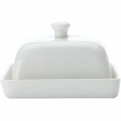 New ✨ Maxwell and Williams White Basics Rectangular Butter Dish 15cm 🥰
